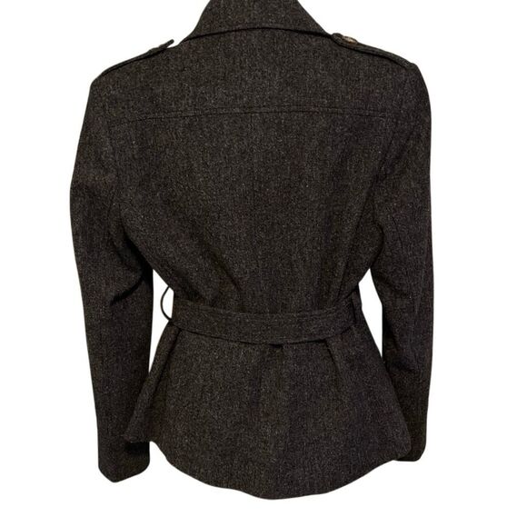 J. Peterman Women’s Wool Double Breasted Pea Coat - Picture 6 of 9